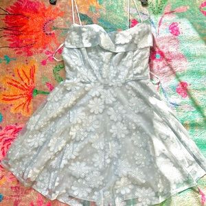 Angel Biba blue mini dress